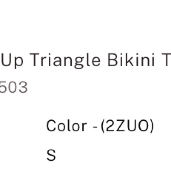 VS Pink triangle push up swim top-small - Picture 7 of 7